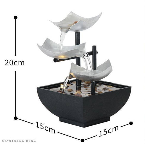 New Home Decoration Flowing Water Ornaments Desktop Fountain